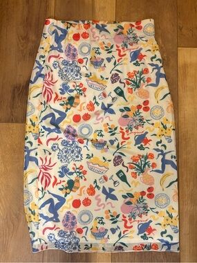 LPA Mediterranean Print Skirt